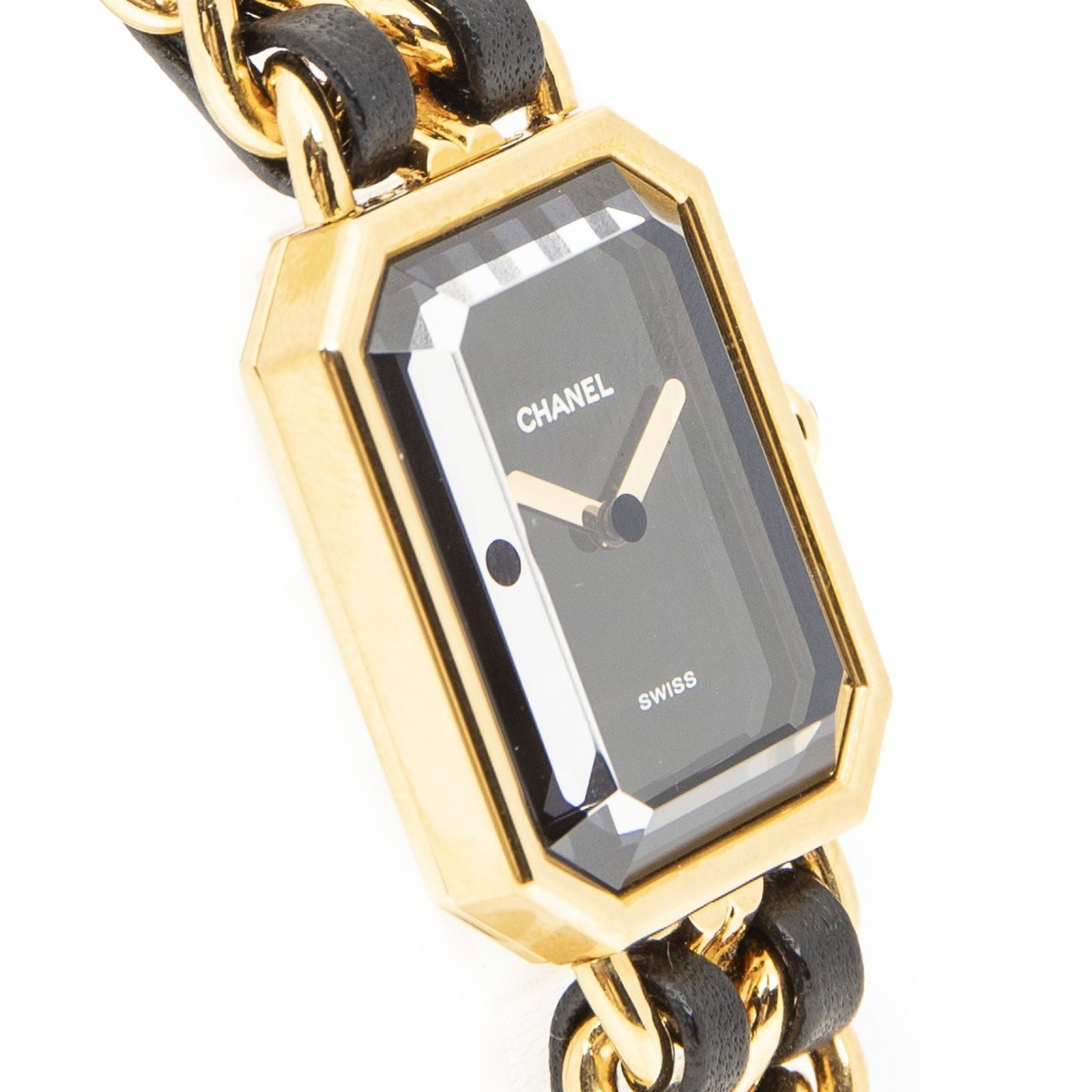 Chanel Premiere Black Gold Plated Shoulder Bag — view 3