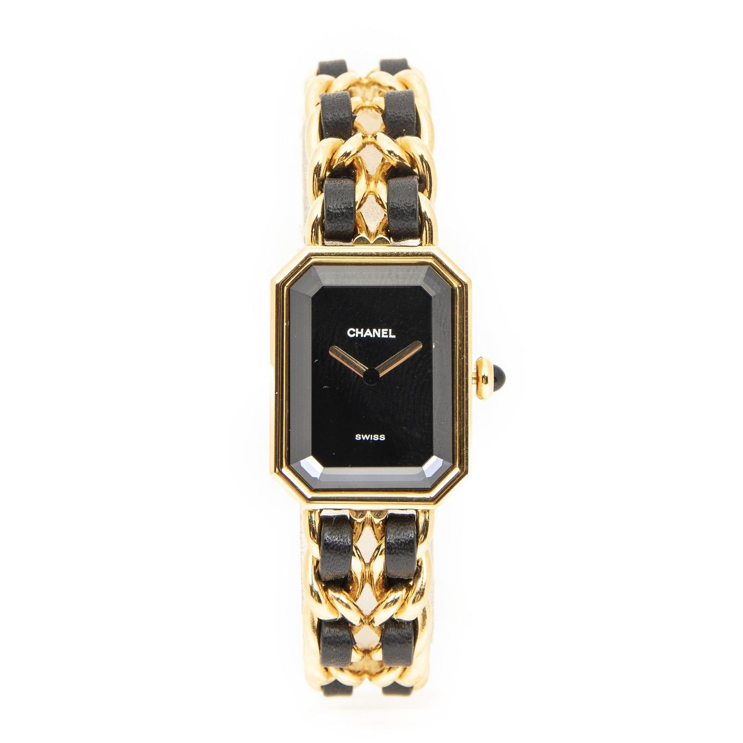 Chanel Premiere Black Gold Plated Shoulder Bag