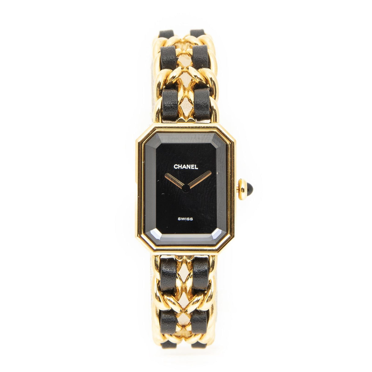 Chanel Premiere Black Gold Plated Shoulder Bag