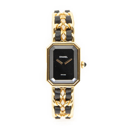 Chanel Premiere Black Gold Plated Shoulder Bag