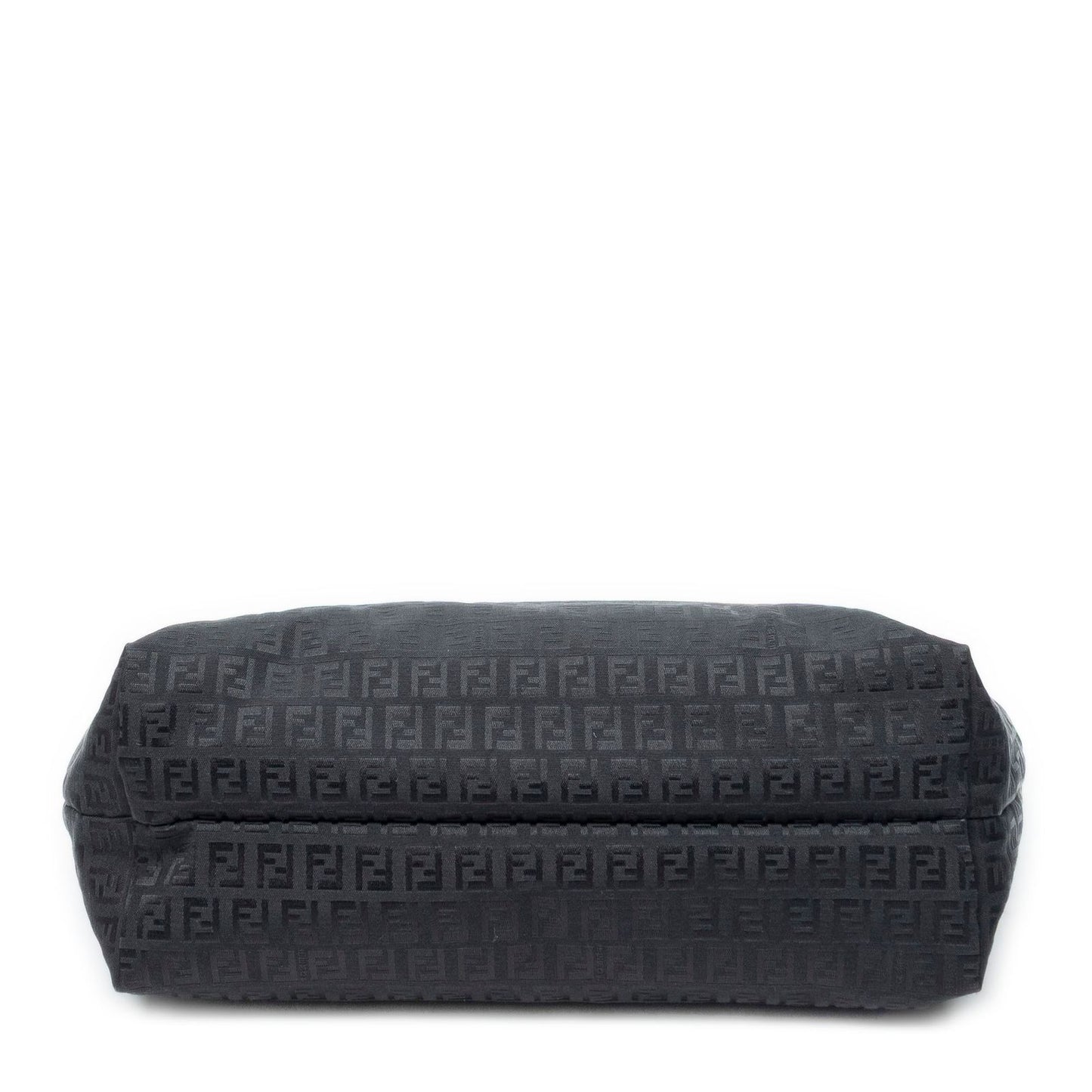 Fendi Tote Bag Black Zucchino Canvas — view 6