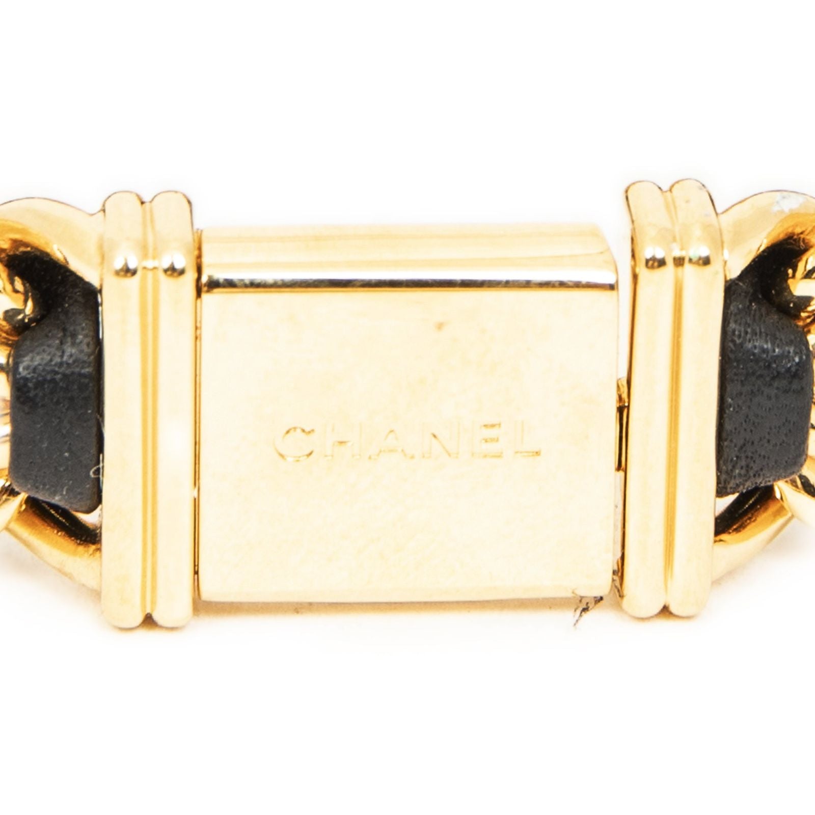 Chanel Premiere Black Gold Plated Shoulder Bag — view 5