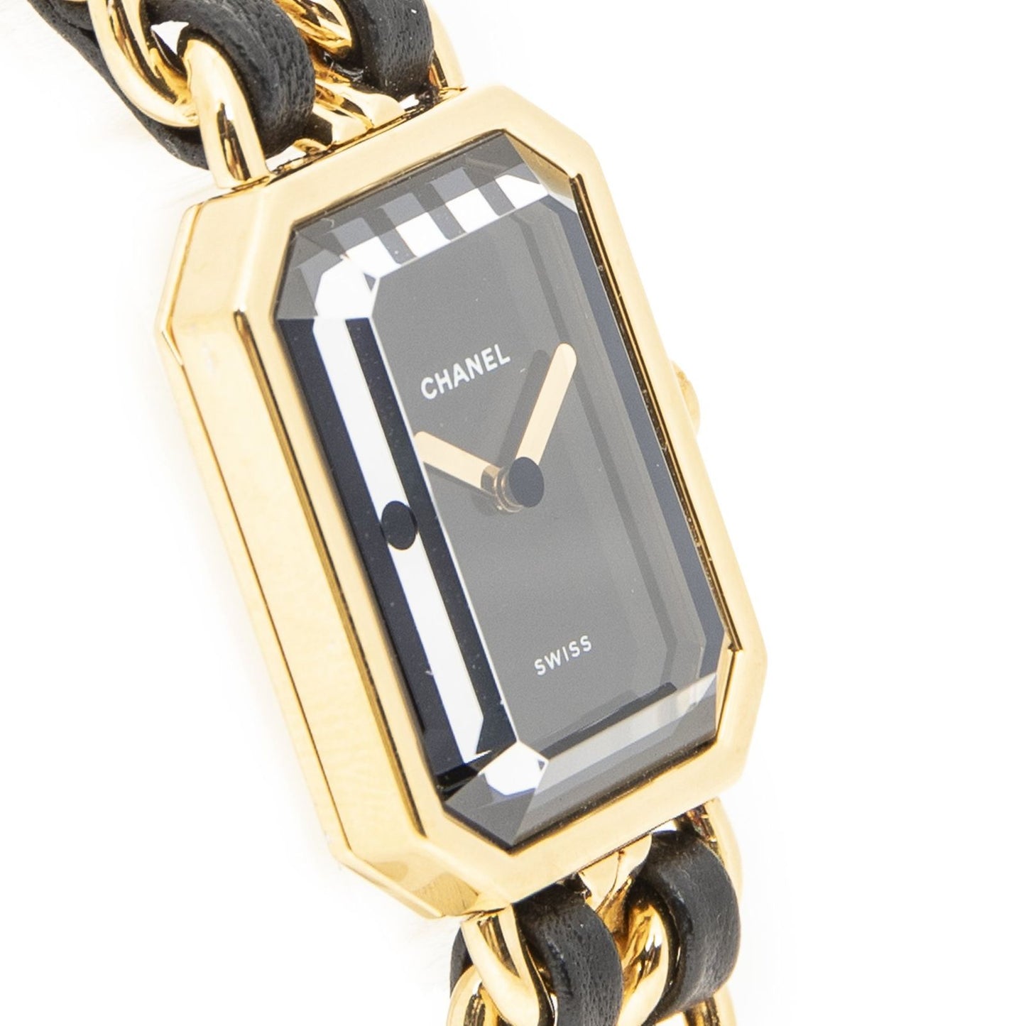 Chanel Premiere Black Gold Plated Shoulder Bag — view 3