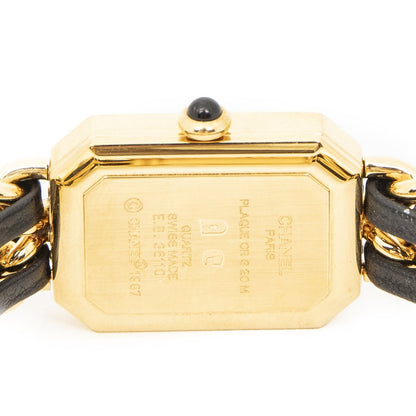 Chanel Premiere Black Gold Plated Shoulder Bag — view 4