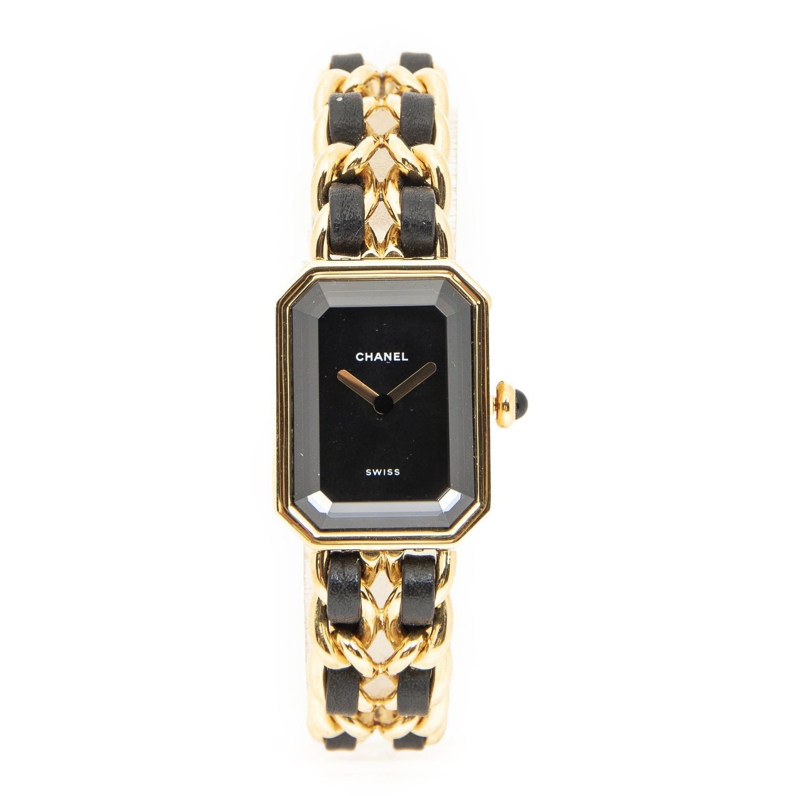 Chanel Premiere Black Gold Plated Shoulder Bag