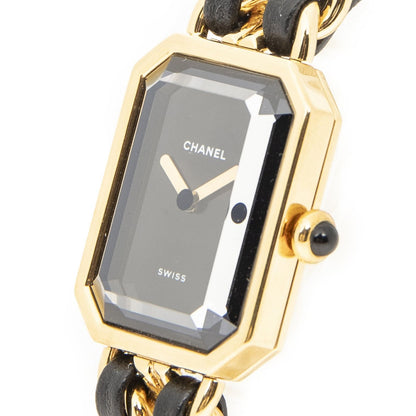 Chanel Premiere Black Gold Plated Shoulder Bag — view 2