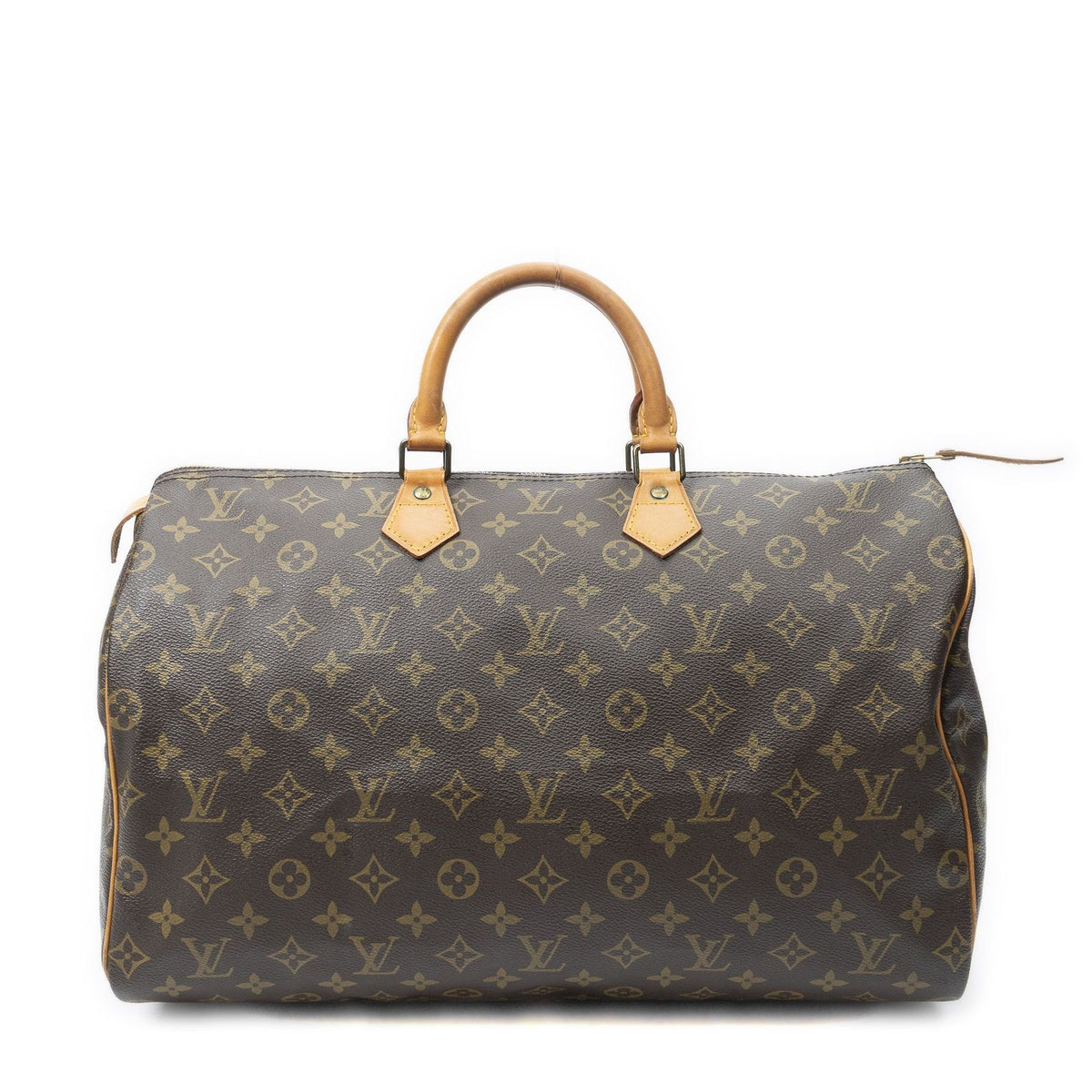 Louis Vuitton Speedy Brown Monogram Canvas Handbag