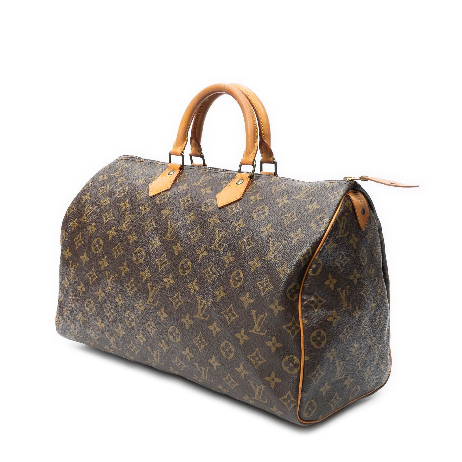 Louis Vuitton Speedy Brown Monogram Canvas Handbag — view 2