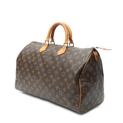Louis Vuitton Speedy Brown Monogram Canvas Handbag — view 2