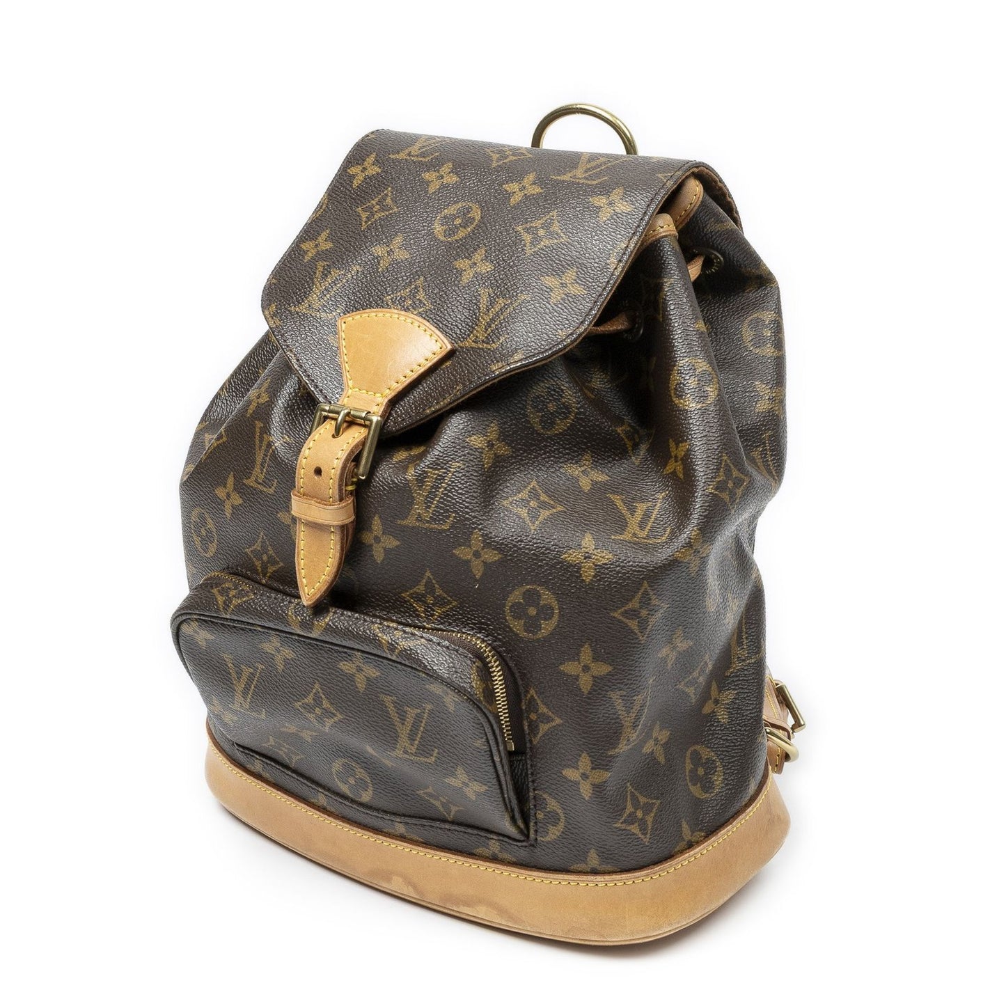 Louis Vuitton Montsouris Brown Monogram Canvas Backpack — view 2