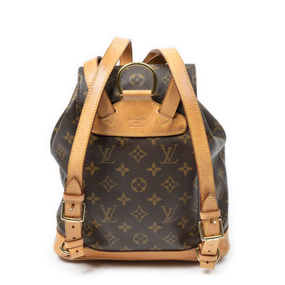 Louis Vuitton Montsouris Brown Monogram Canvas Backpack — view 5