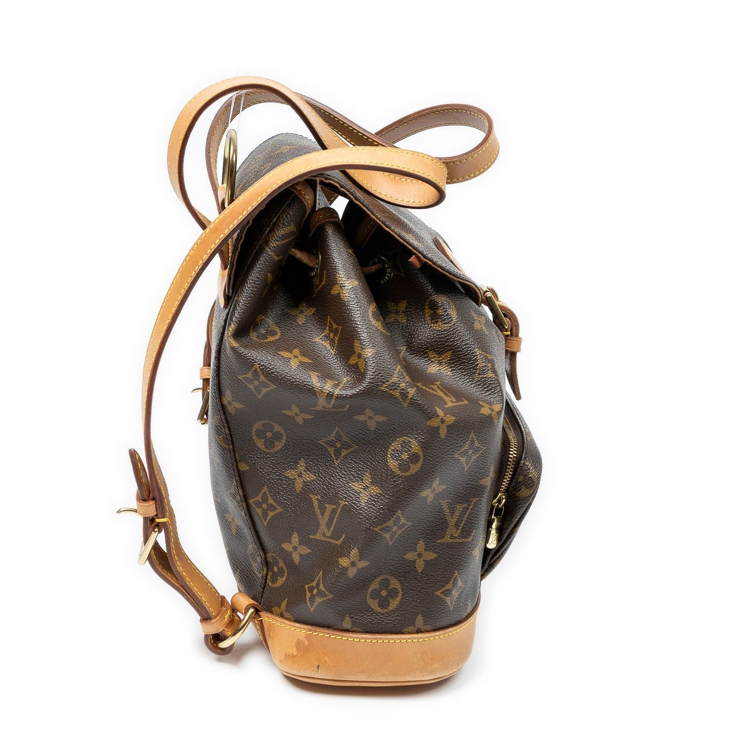 Louis Vuitton Montsouris Brown Monogram Canvas Backpack — view 4