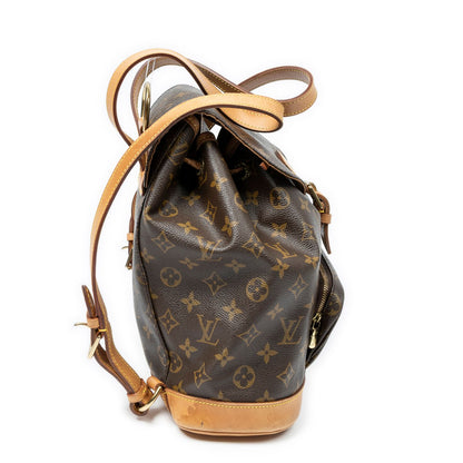 Louis Vuitton Montsouris Brown Monogram Canvas Backpack — view 4