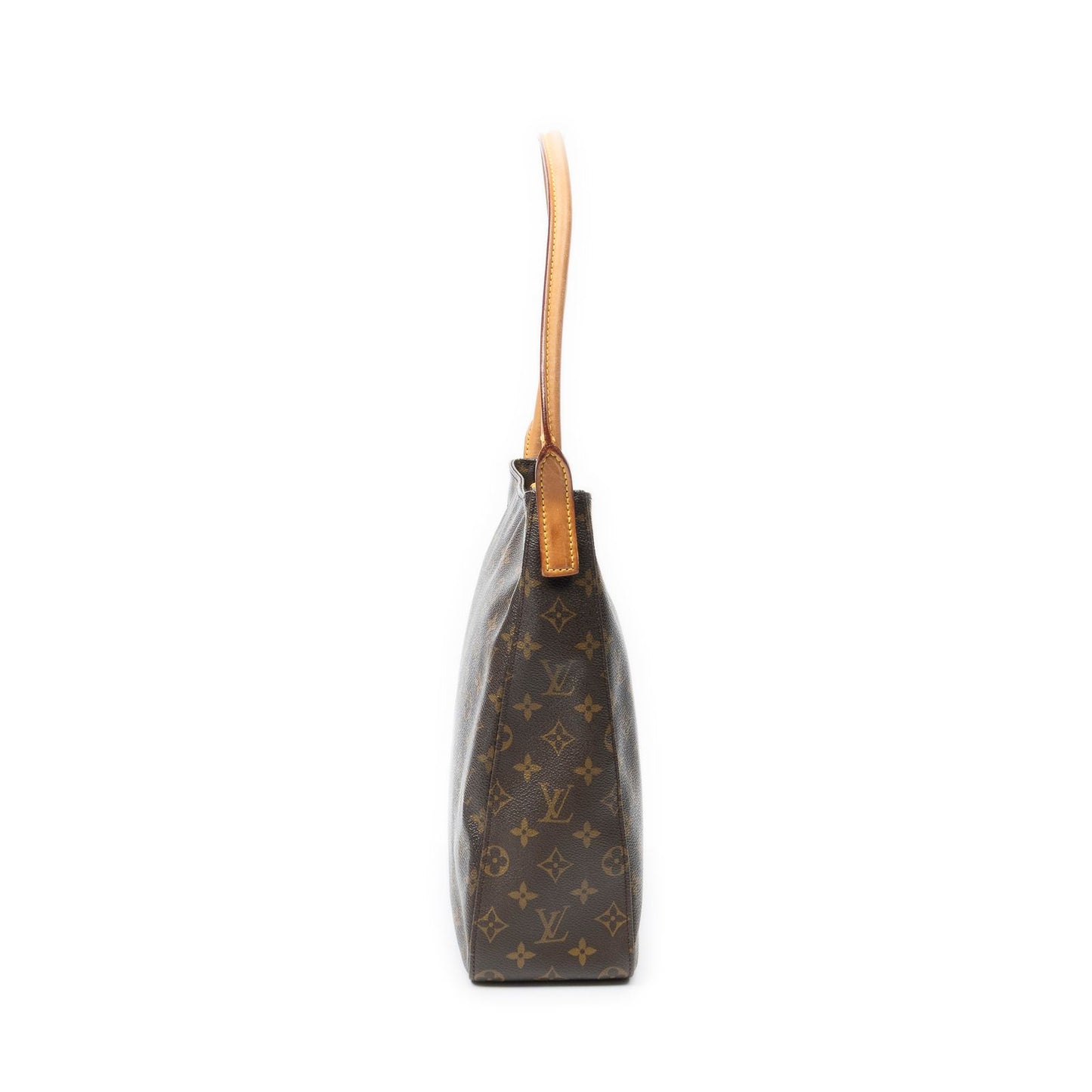 Louis Vuitton Looping Brown Monogram Canvas Shoulder Bag — view 4