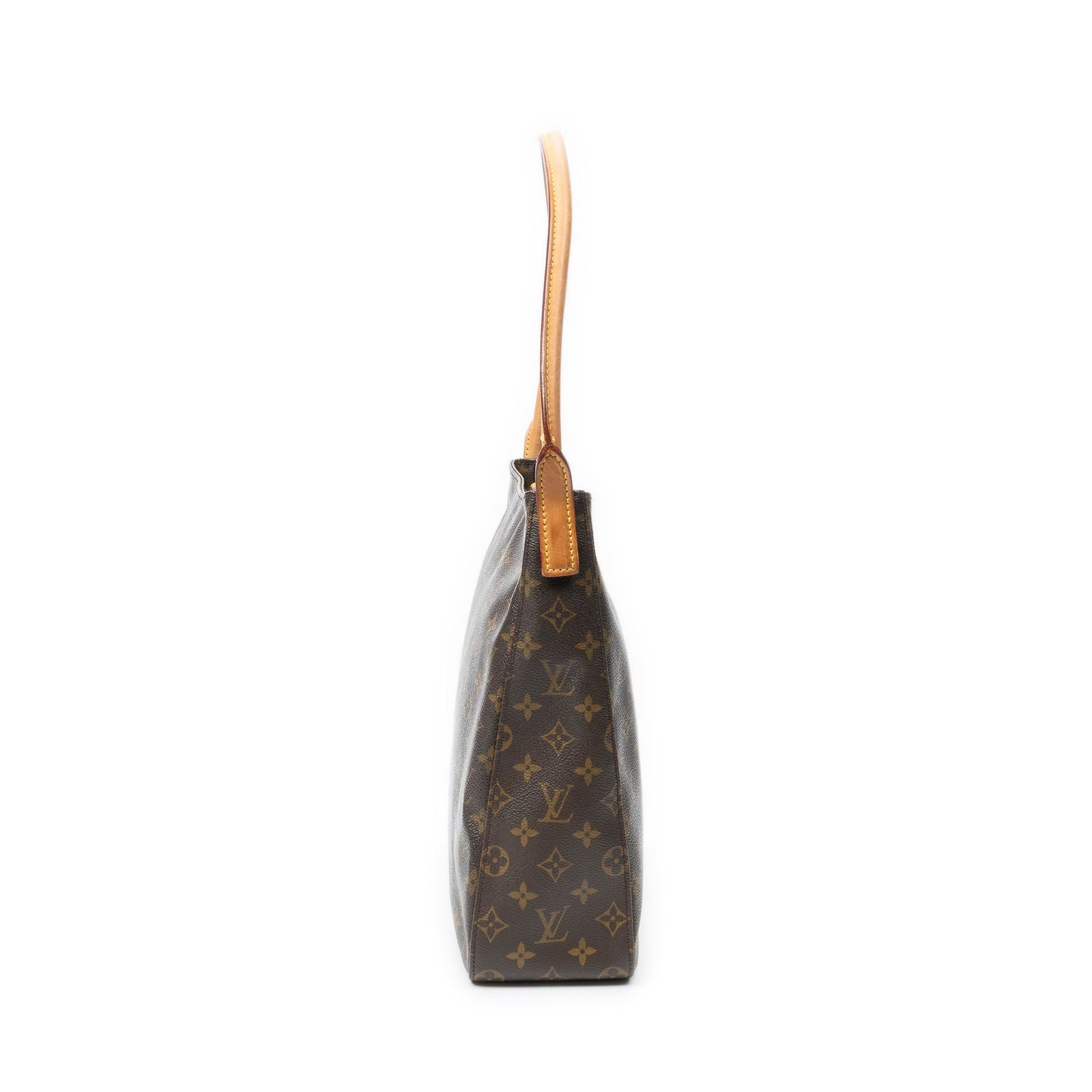 Louis Vuitton Looping Brown Monogram Canvas Shoulder Bag — view 4