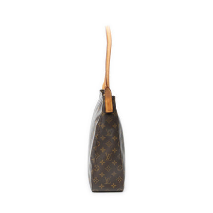 Louis Vuitton Looping Brown Monogram Canvas Shoulder Bag — view 4