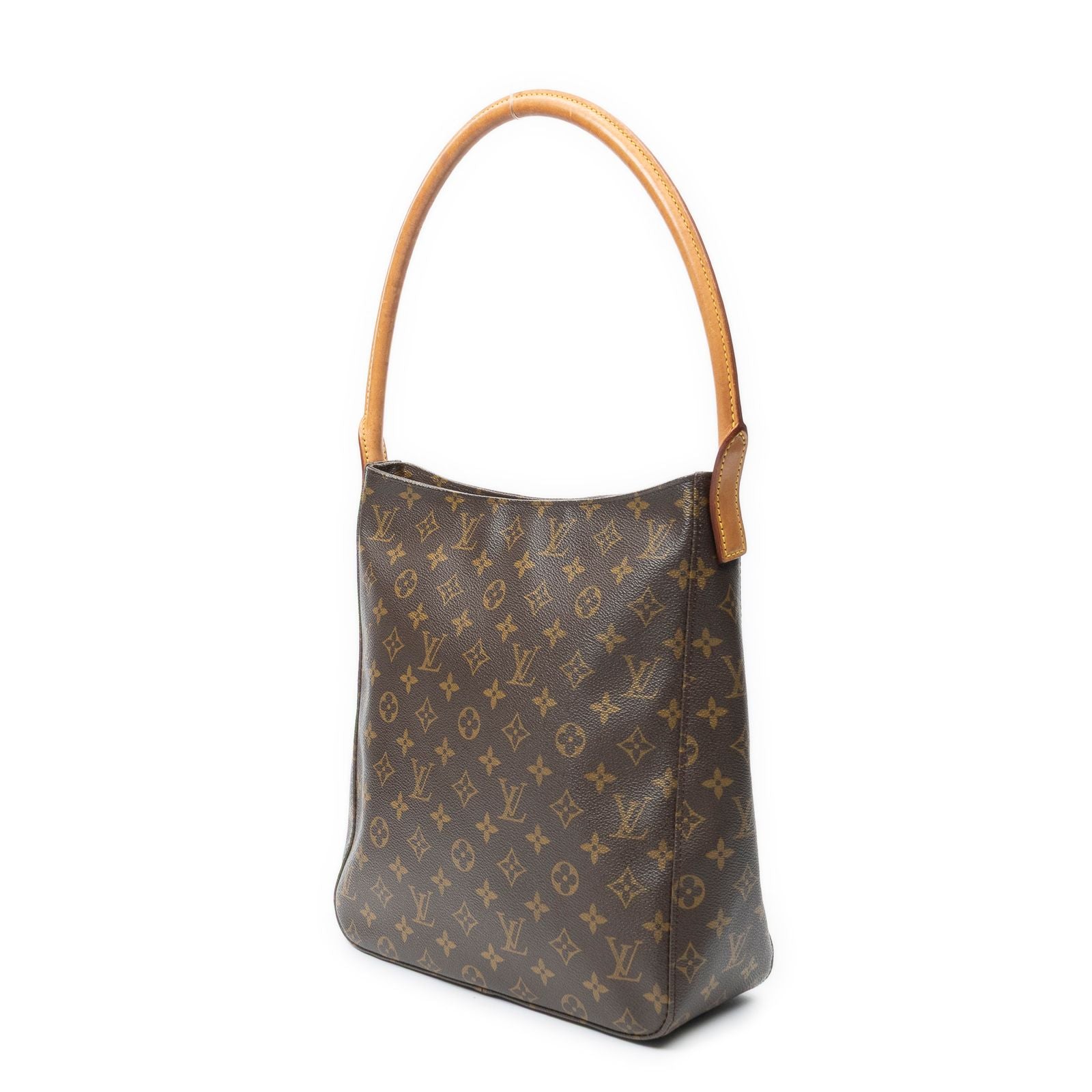 Louis Vuitton Looping Brown Monogram Canvas Shoulder Bag — view 2