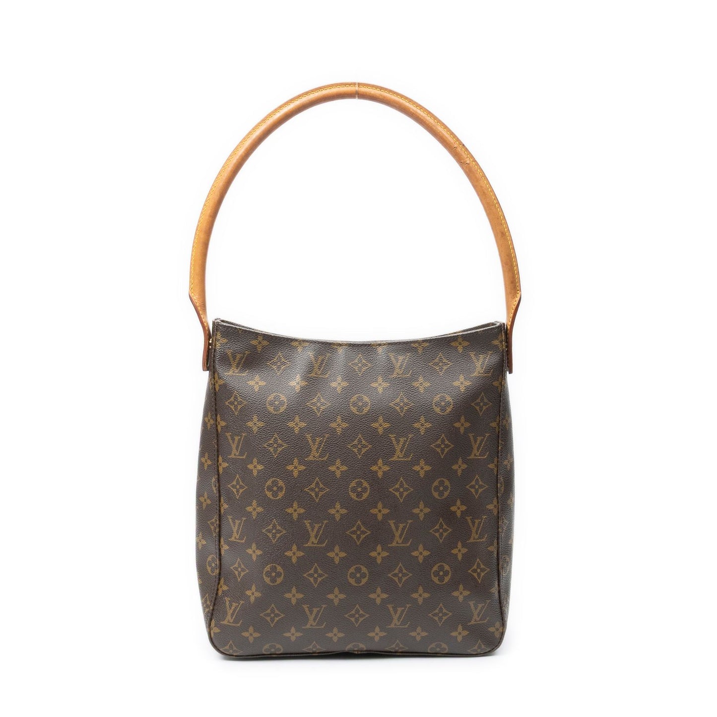 Louis Vuitton Looping Brown Monogram Canvas Shoulder Bag — view 5