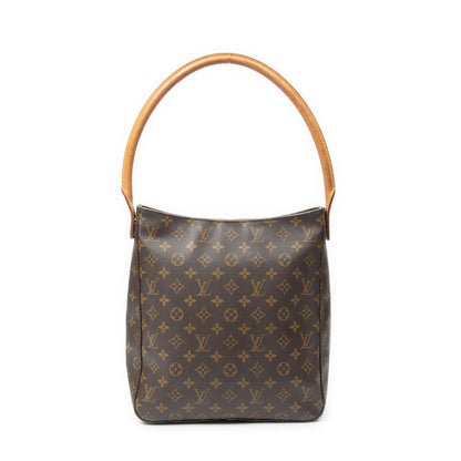 Louis Vuitton Looping Brown Monogram Canvas Shoulder Bag — view 5