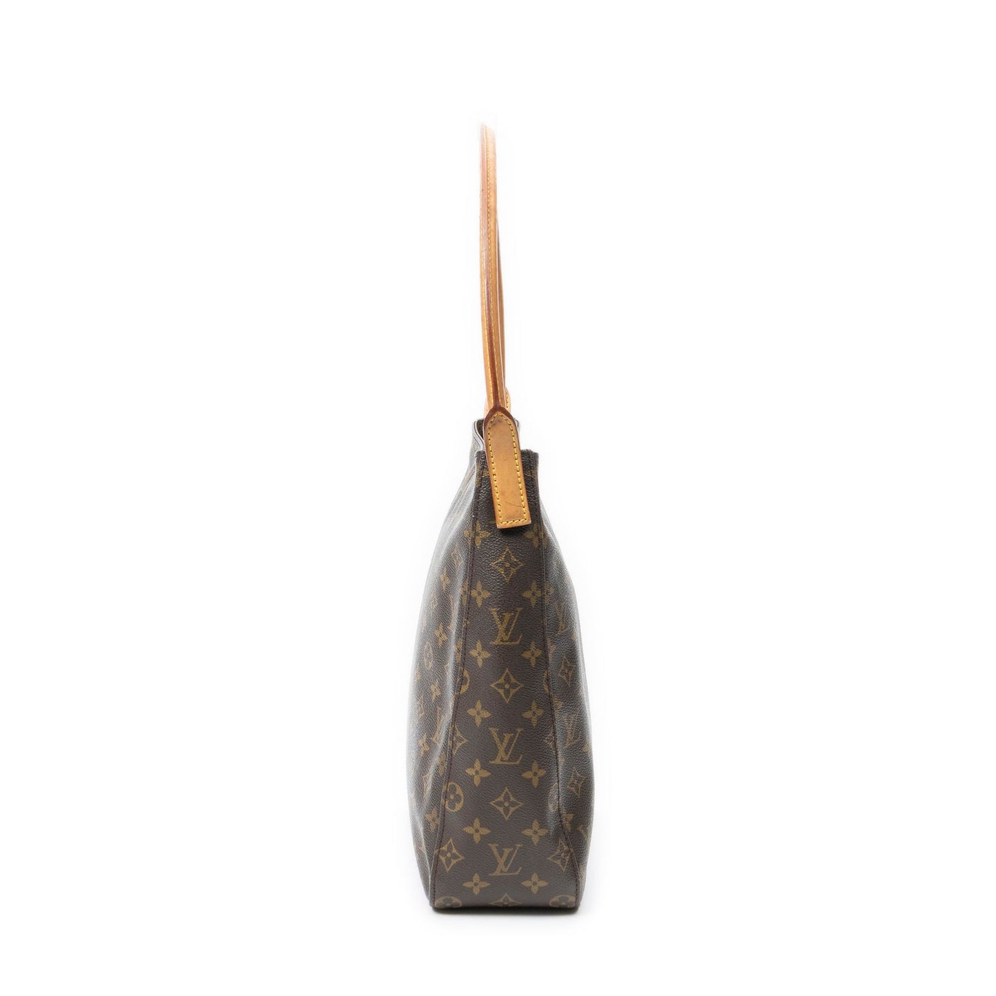 Louis Vuitton Looping Brown Monogram Canvas Shoulder Bag — view 4