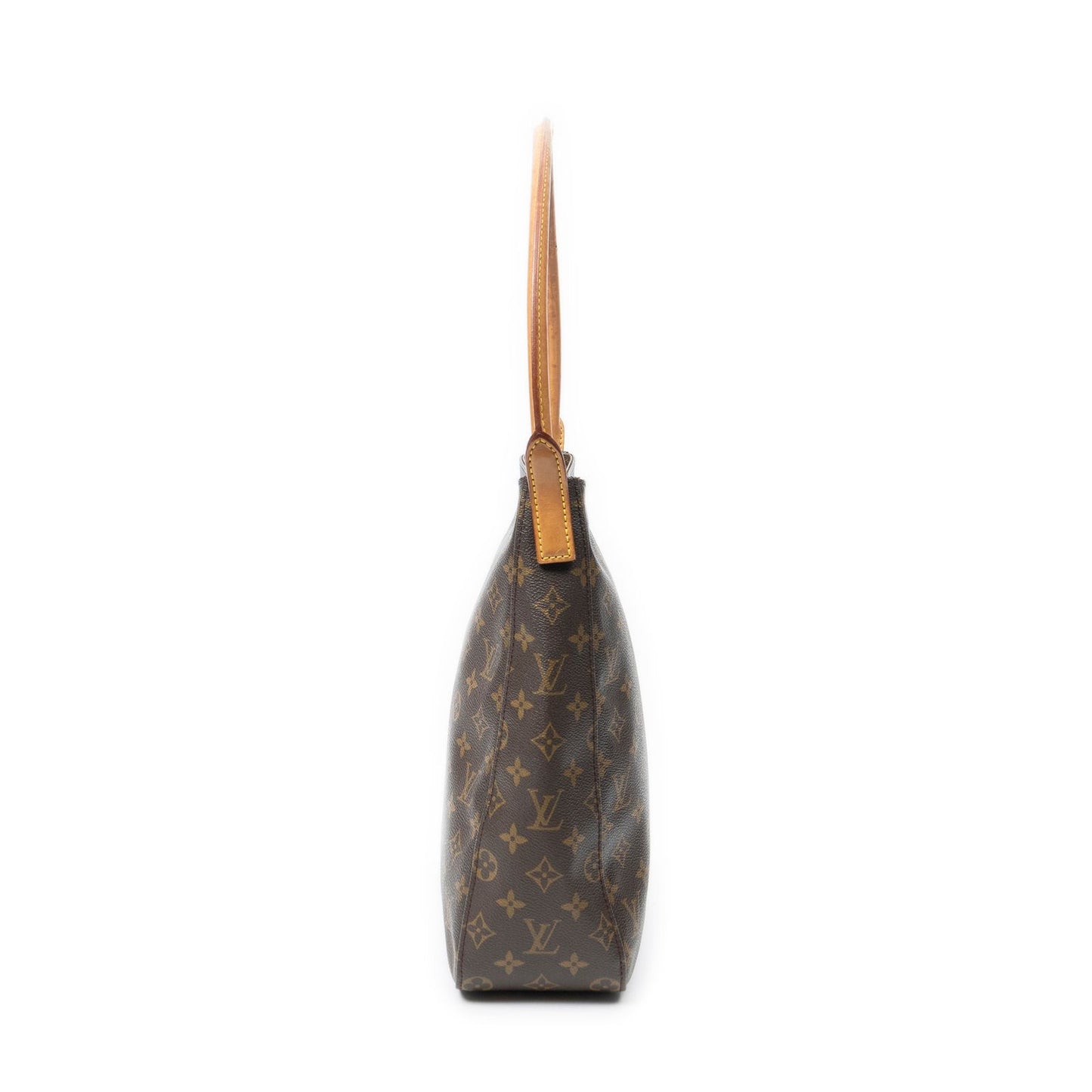 Louis Vuitton Looping Brown Monogram Canvas Shoulder Bag — view 3