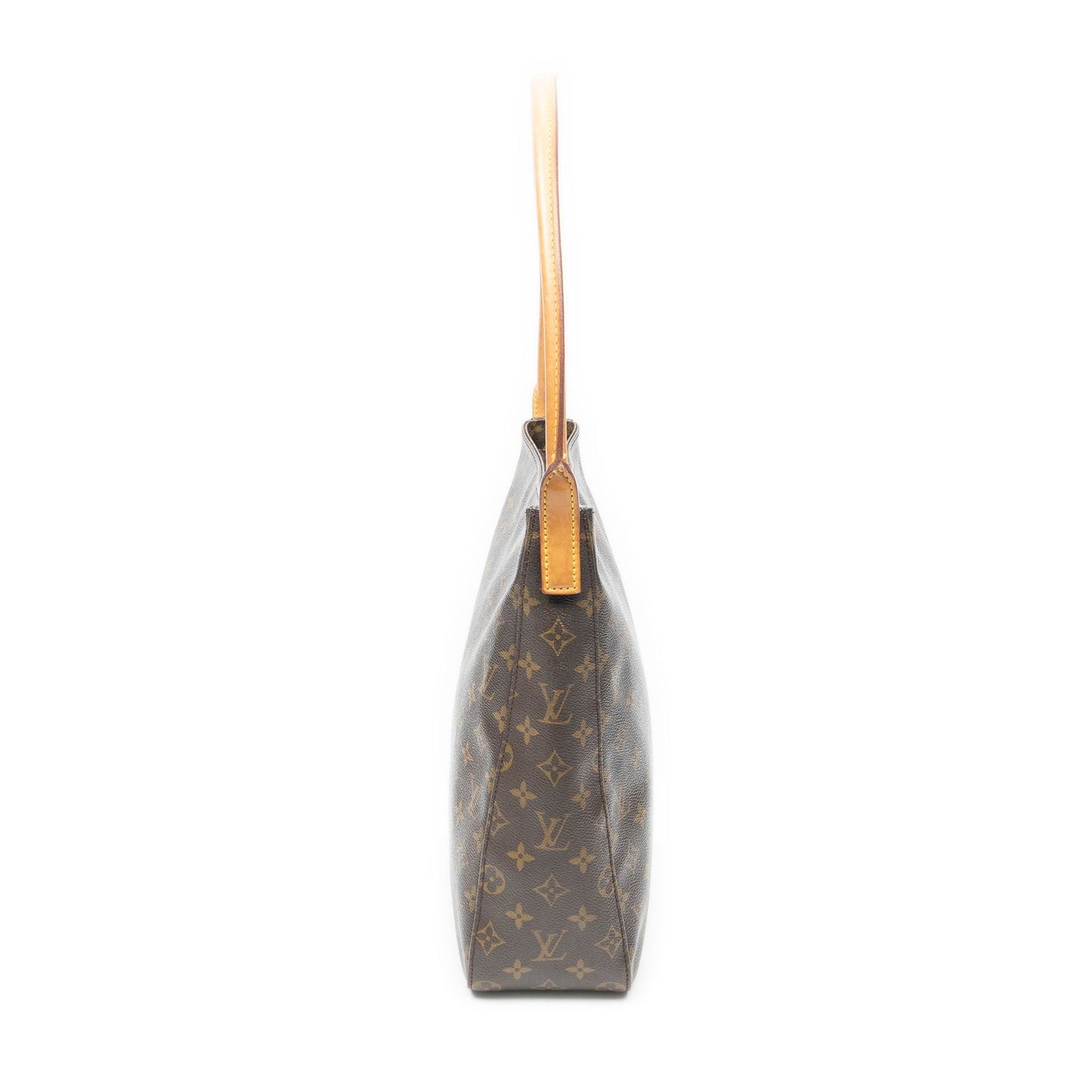 Louis Vuitton Looping Brown Monogram Canvas Shoulder Bag — view 3
