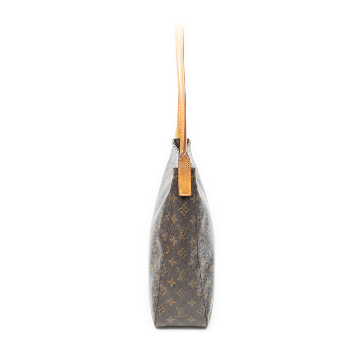 Louis Vuitton Looping Brown Monogram Canvas Shoulder Bag — view 3