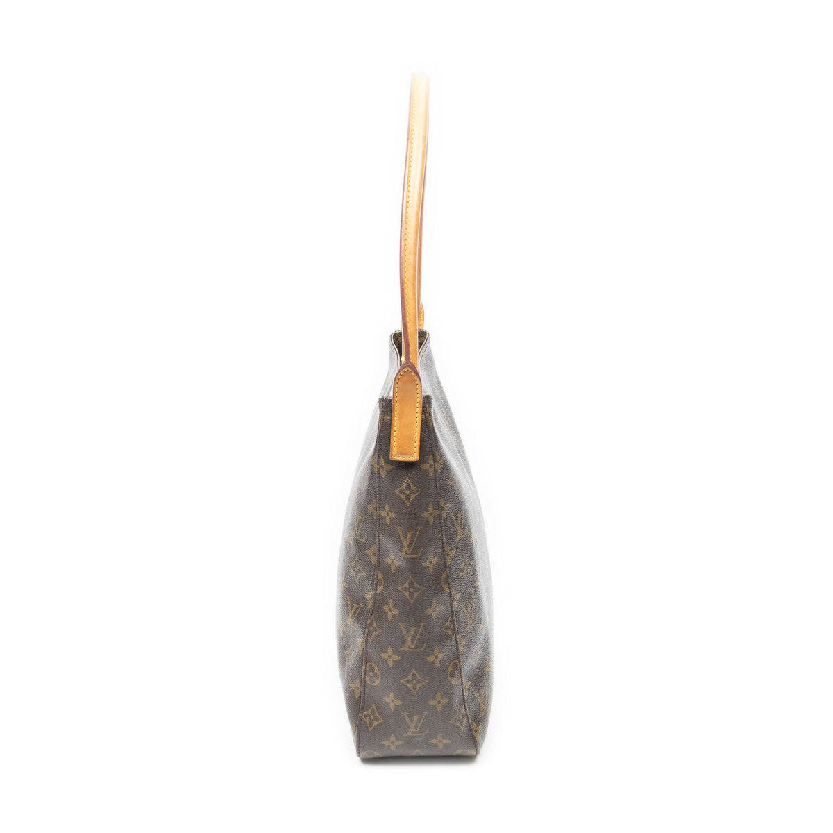 Louis Vuitton Looping Brown Monogram Canvas Shoulder Bag — view 4