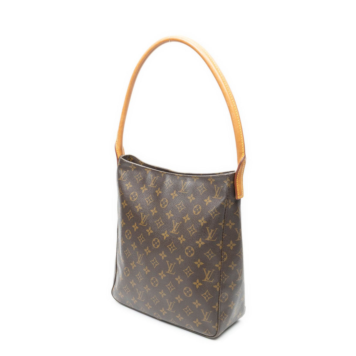 Louis Vuitton Looping Brown Monogram Canvas Shoulder Bag — view 2