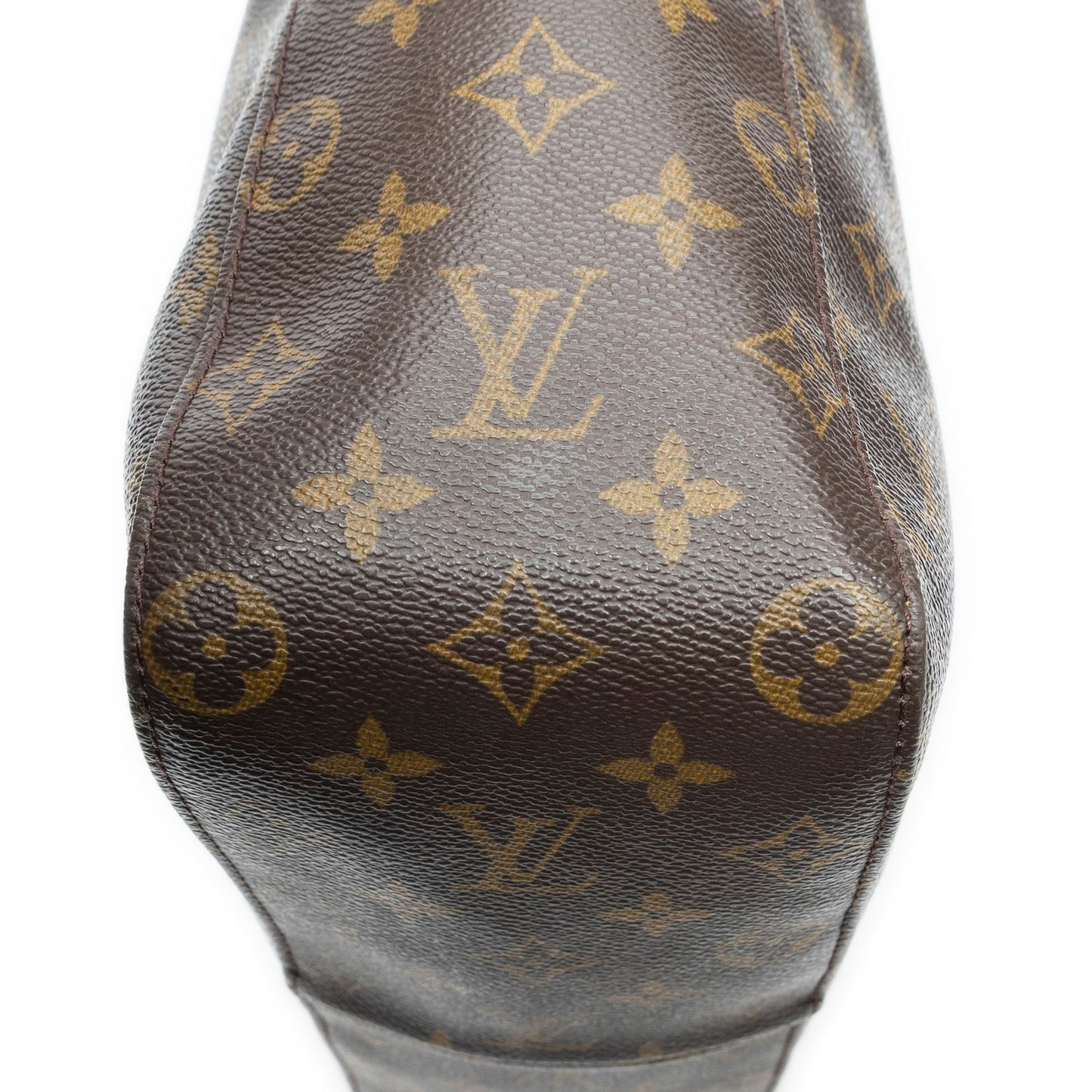 Louis Vuitton Looping Brown Monogram Canvas Shoulder Bag — view 8