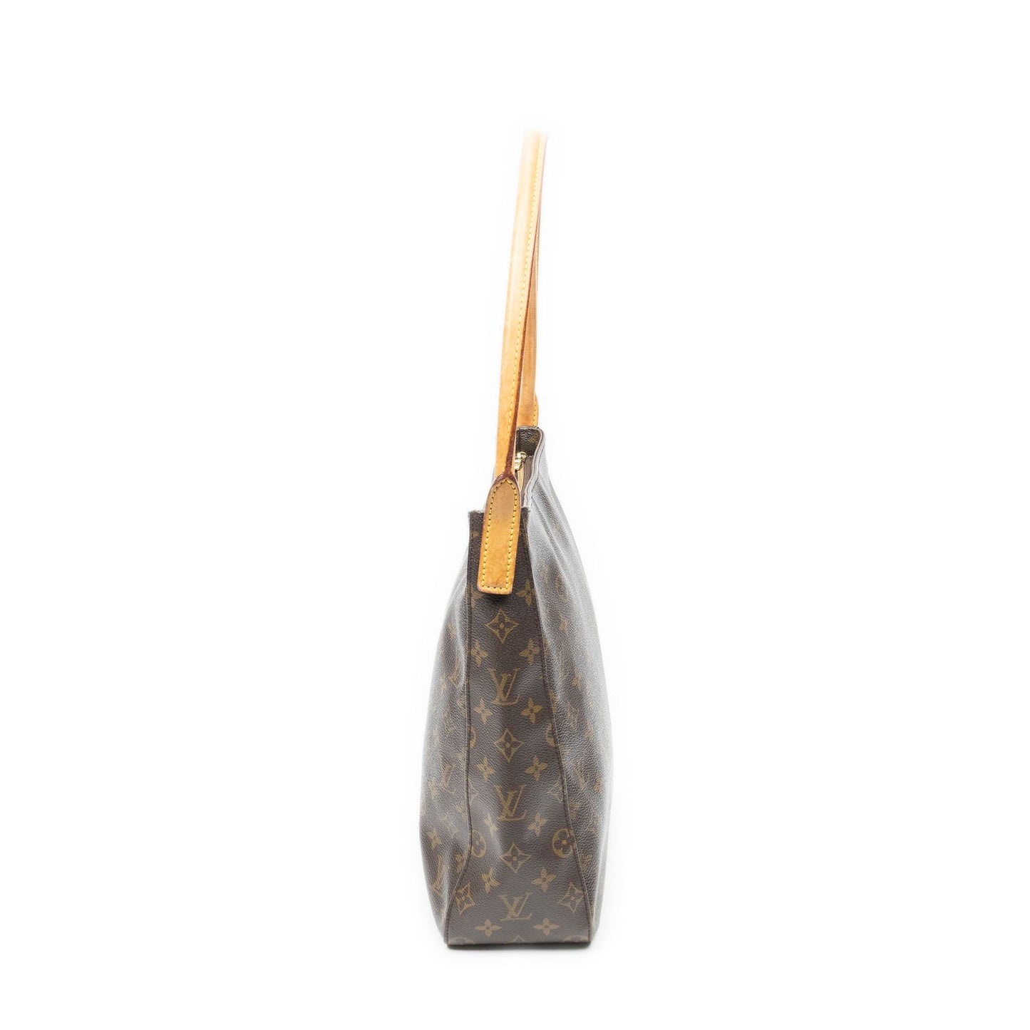Louis Vuitton Looping Brown Monogram Canvas Shoulder Bag — view 3