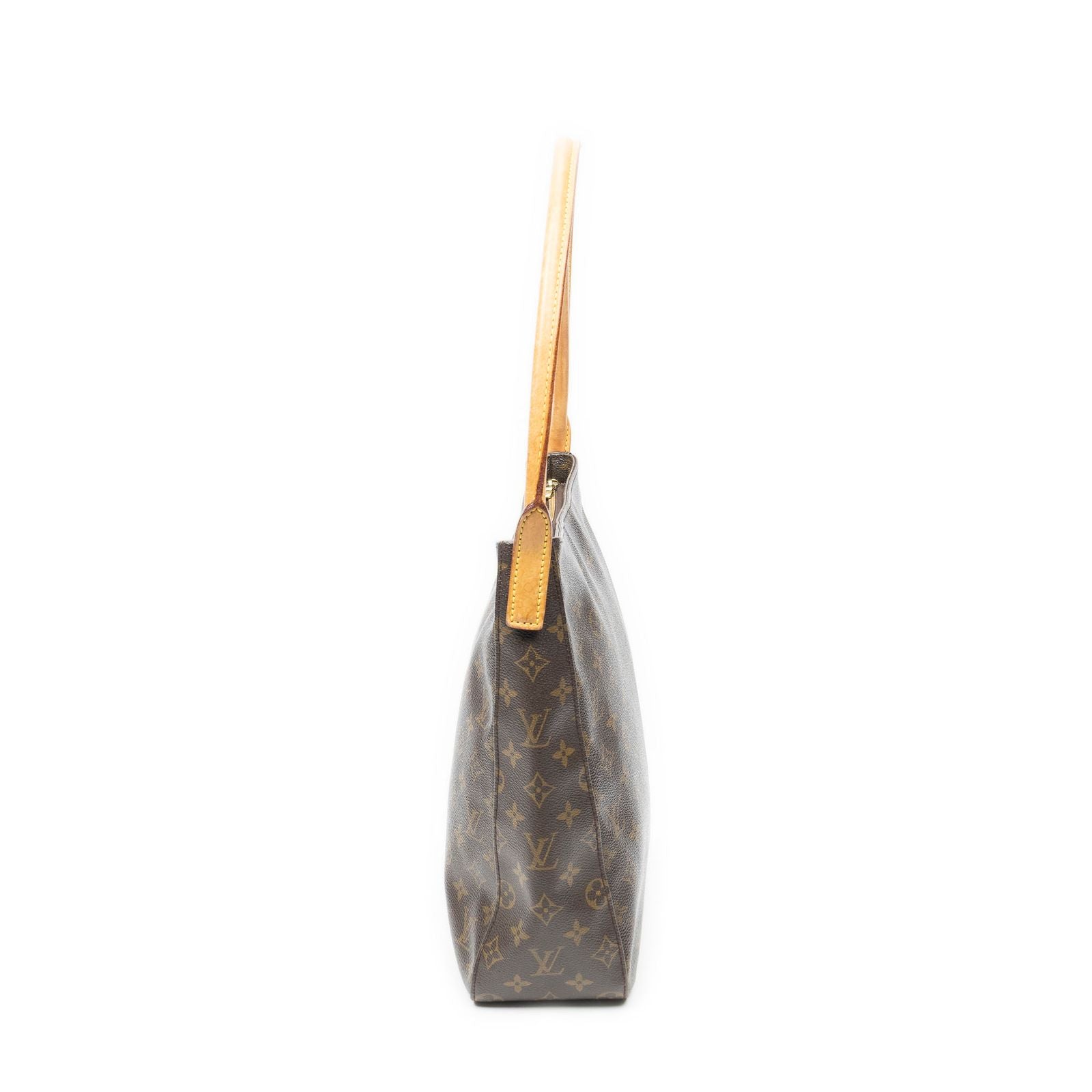 Louis Vuitton Looping Brown Monogram Canvas Shoulder Bag — view 3
