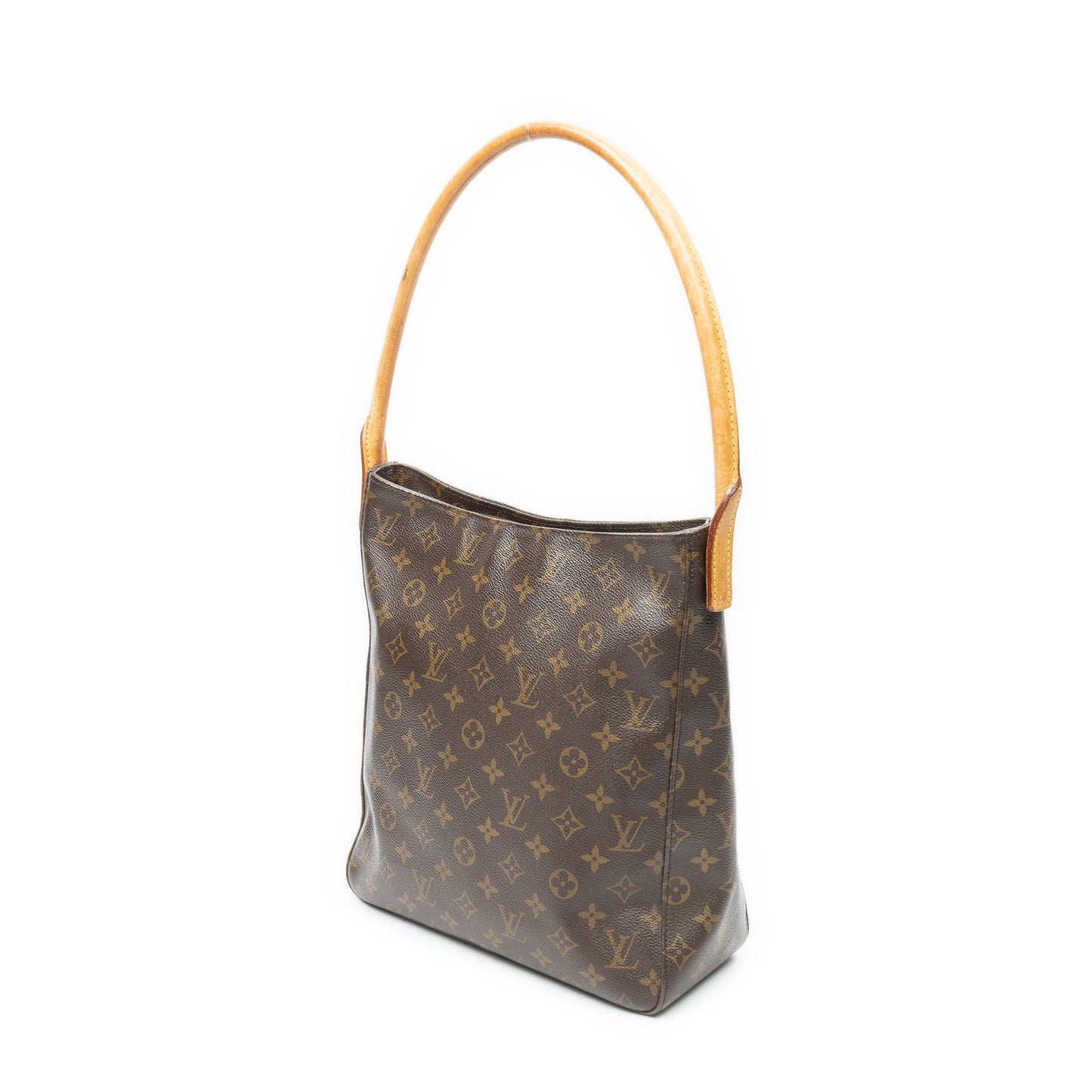 Louis Vuitton Looping Brown Monogram Canvas Shoulder Bag — view 2