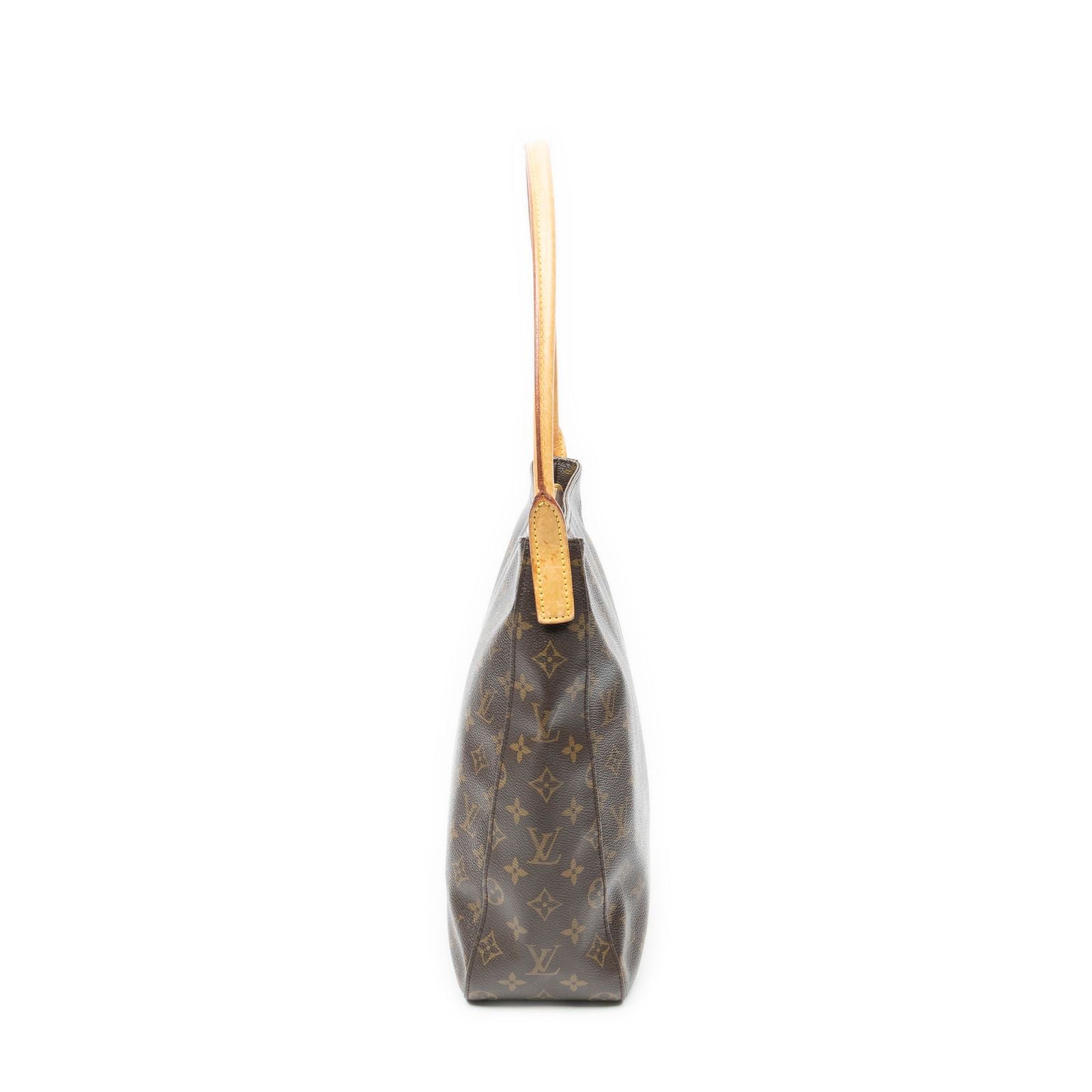 Louis Vuitton Looping Brown Monogram Canvas Shoulder Bag — view 4