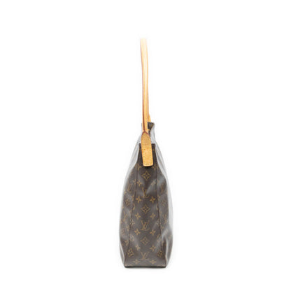 Louis Vuitton Looping Brown Monogram Canvas Shoulder Bag — view 4