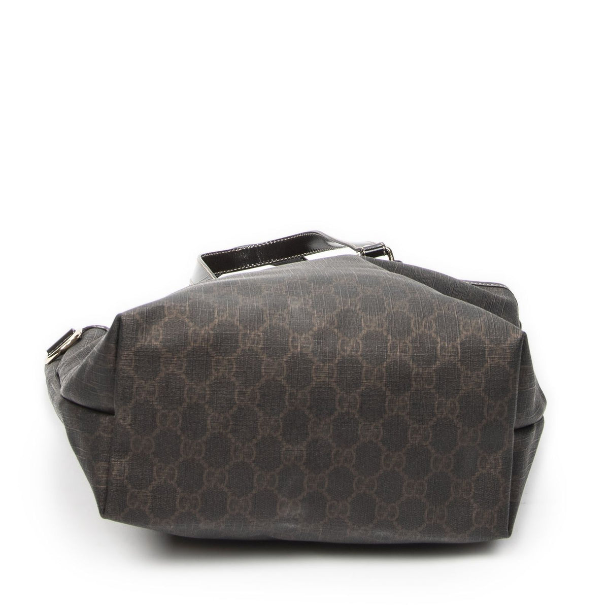 Gucci Open Tote Bag Dark Brown Supreme Canvas — view 6
