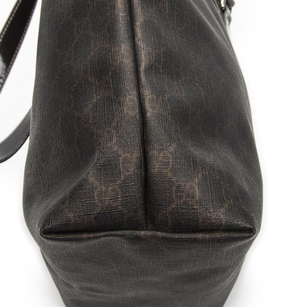 Gucci Open Tote Bag Dark Brown Supreme Canvas — view 7