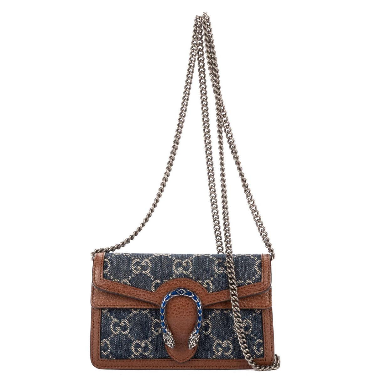Gucci Mini Dionysus Crossbody Brown GG Denim Canvas
