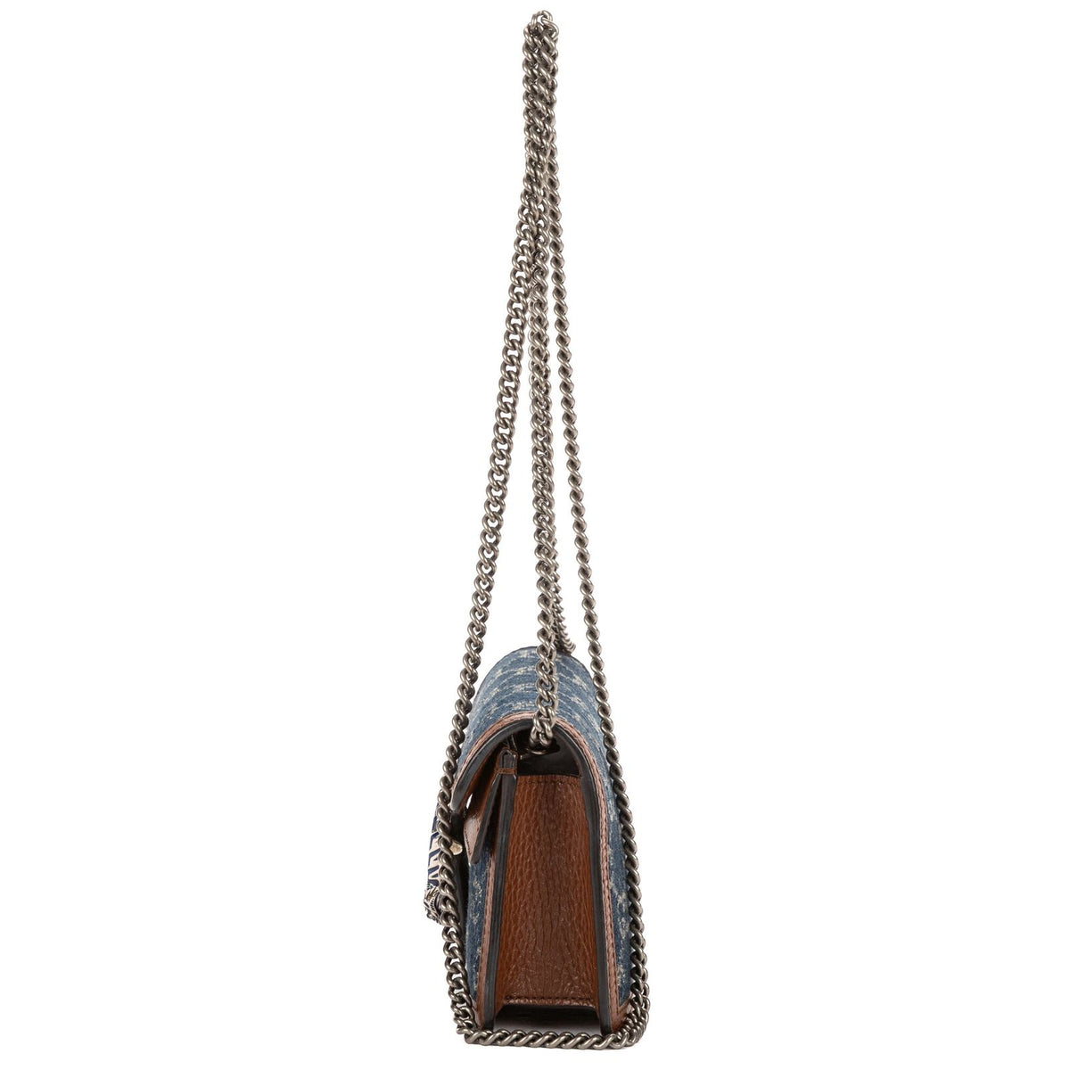 Gucci Mini Dionysus Crossbody Brown GG Denim Canvas — view 3