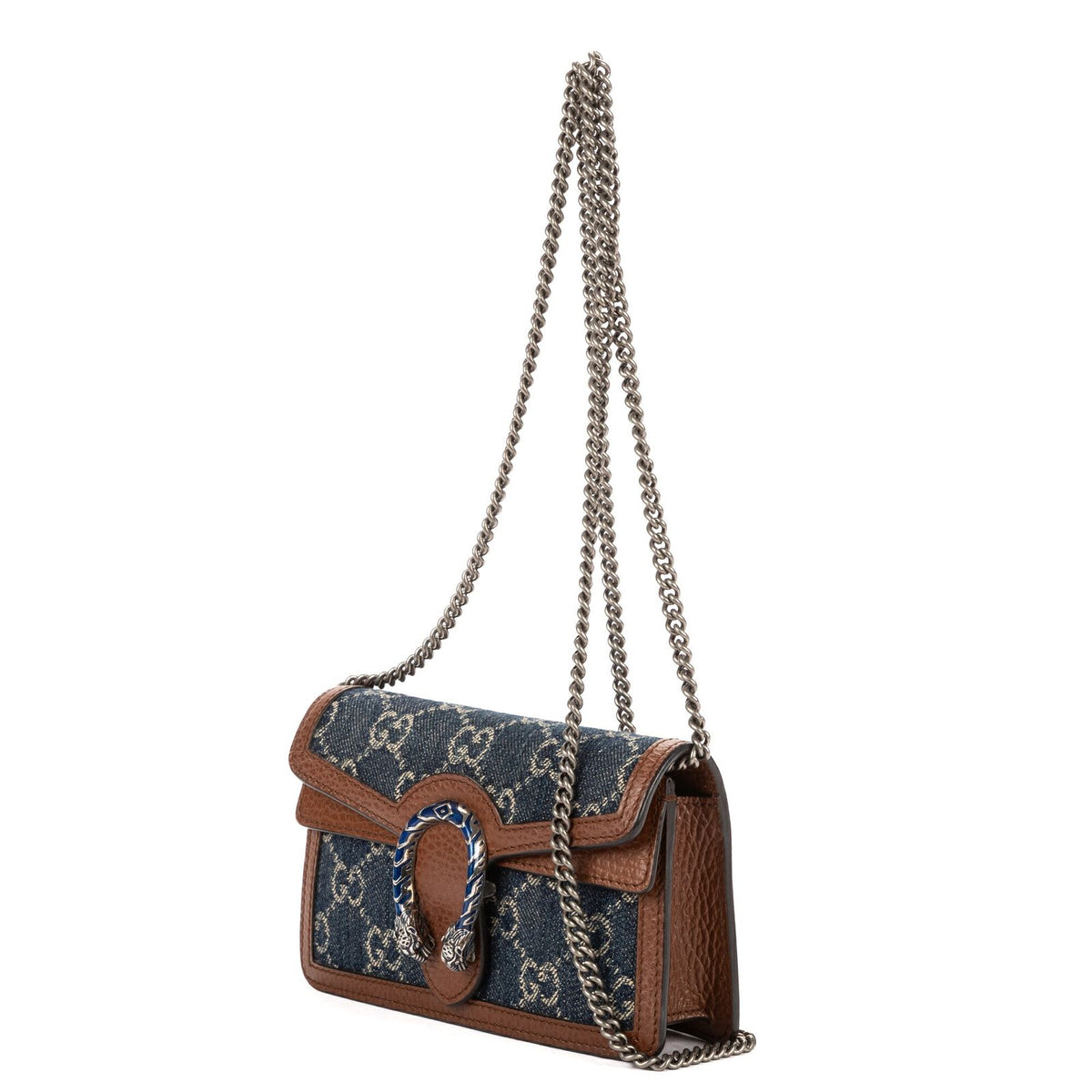 Gucci Mini Dionysus Crossbody Brown GG Denim Canvas — view 2