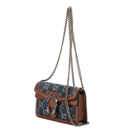 Gucci Mini Dionysus Crossbody Brown GG Denim Canvas — view 2