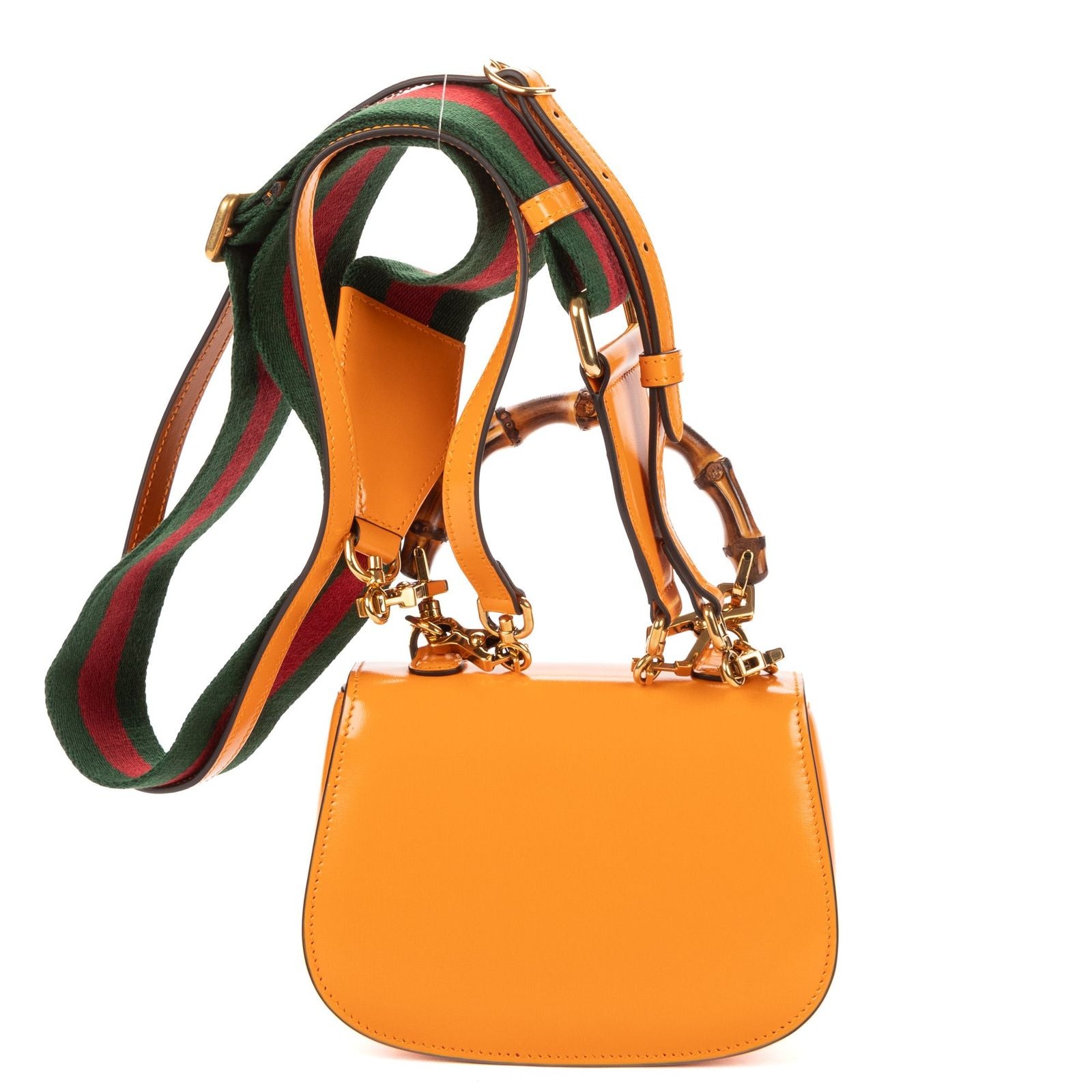 Gucci Mini Bamboo Smooth Calfskin Shoulder Bag — view 5