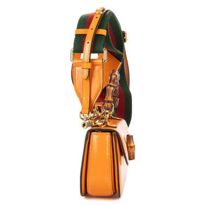 Gucci Mini Bamboo Smooth Calfskin Shoulder Bag — view 4