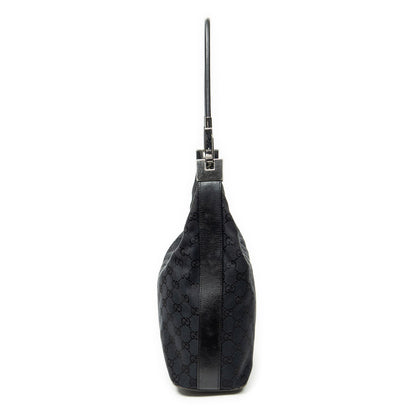 Gucci Zip Hobo Black GG Canvas — view 3