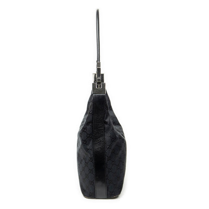 Gucci Zip Hobo Black GG Canvas — view 4