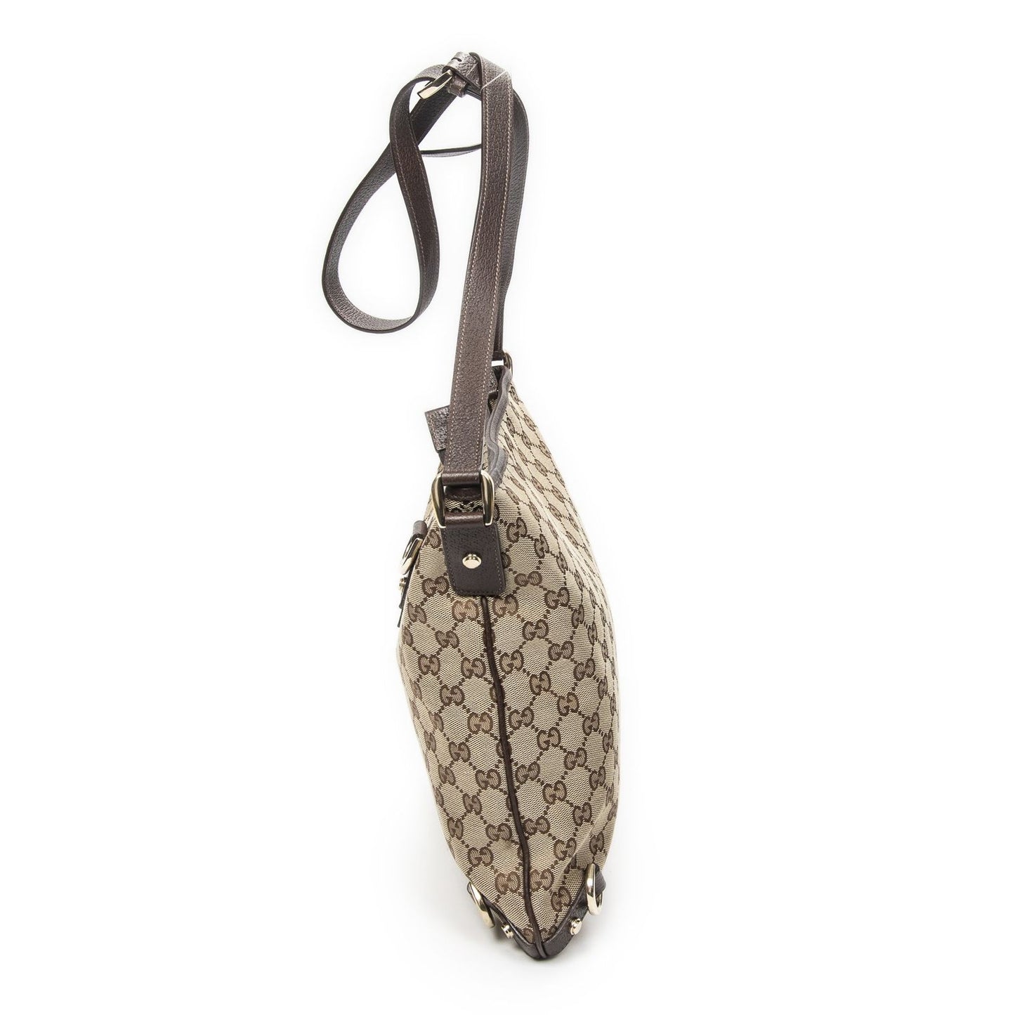 Gucci Abbey Crossbody Brown Beige GG Canvas — view 3