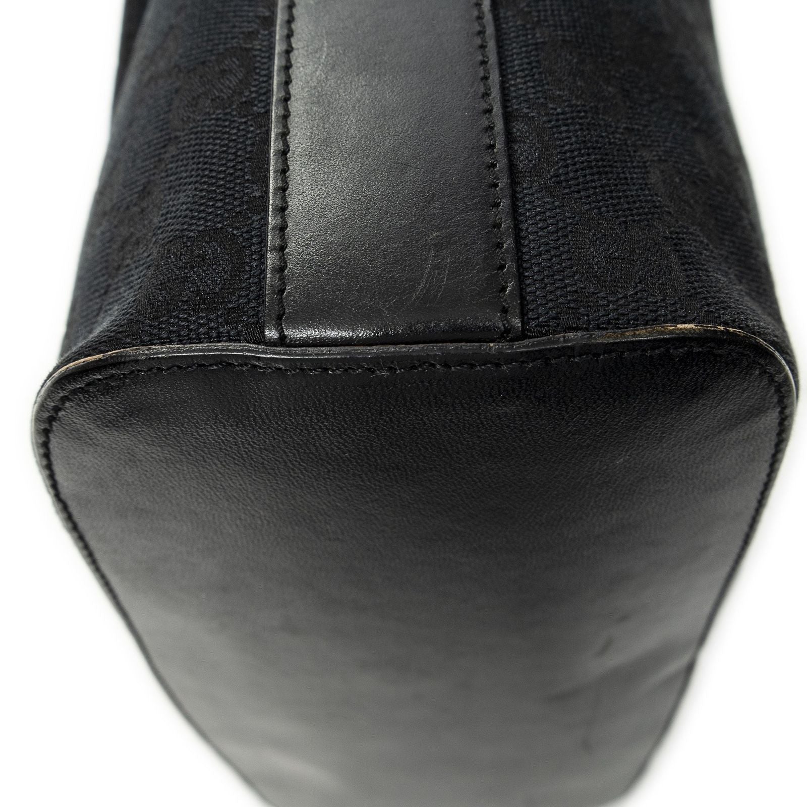 Gucci Zip Hobo Black GG Canvas — view 8