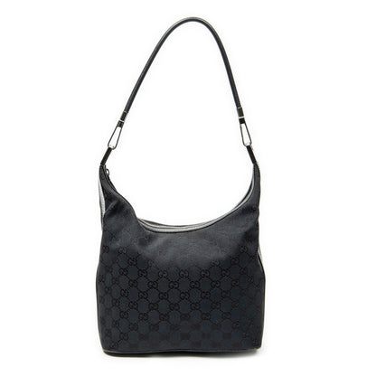 Gucci Zip Hobo Black GG Canvas
