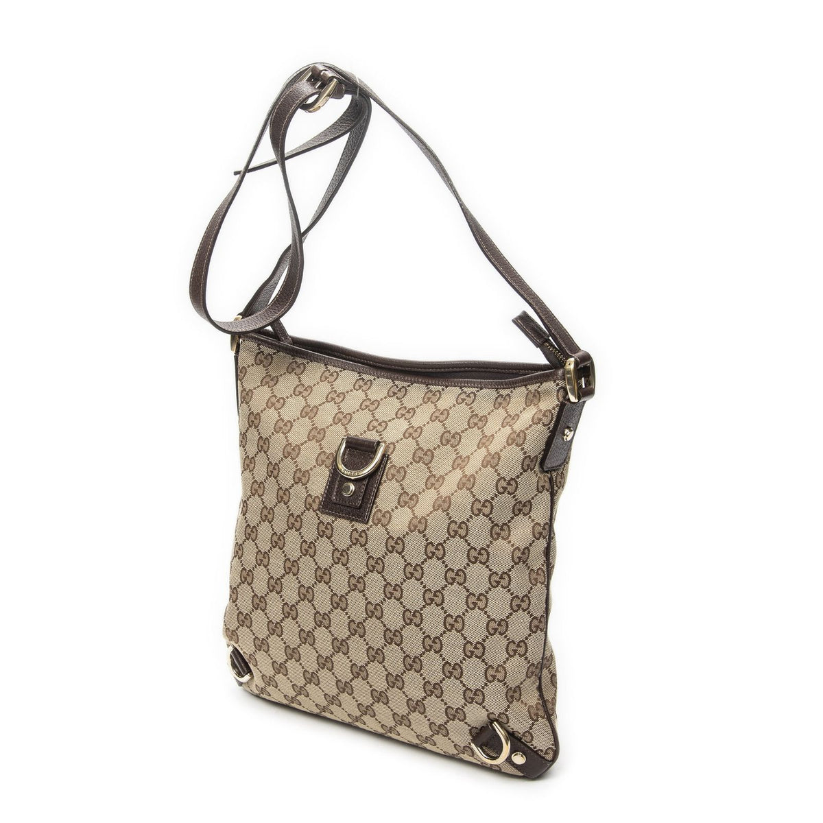 Gucci Abbey Crossbody Brown Beige GG Canvas — view 2