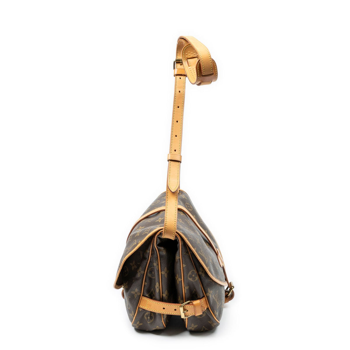 Louis Vuitton Saumur Brown Monogram Canvas Crossbody — view 4